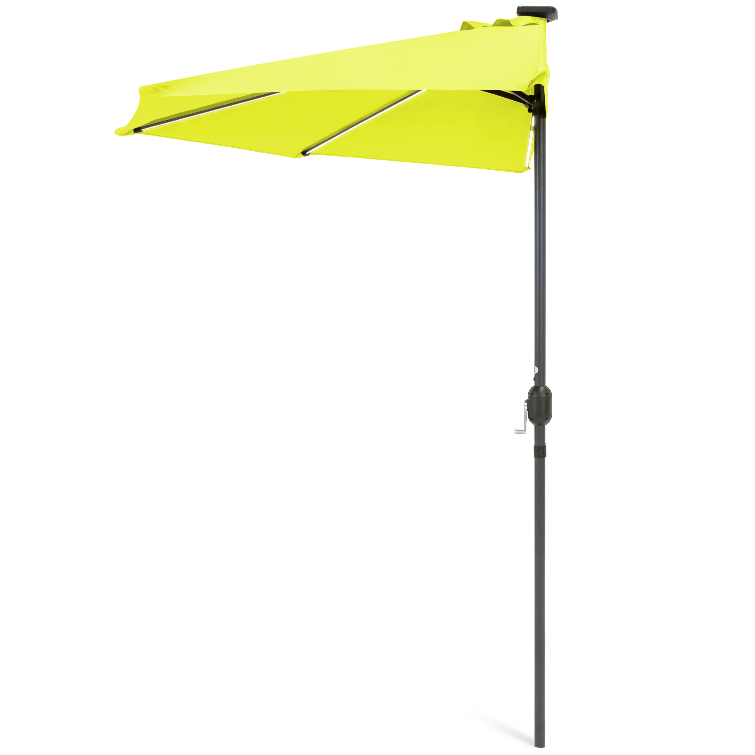lighted half umbrella