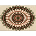 thumbnail image 1 of Ahgly Company Indoor Rectangle Patterned Deer Brown Area Rugs, 4' x 6', 1 of 6