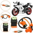 thumbnail image 4 of UOYOTT Performance Racing 6 Pins CDI Box Ignition Coil A7TJC Spark Plug For GY6 ATV Moped 110 50 150cc 125 80 Carts Scooter Go D2K2, 4 of 5
