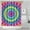 Pink Tie Dye, variant on Colorful Tie Dye Mandala Pattern Shower Curtain 72"x84" ,Bathroom Decorative Shower Curtains Set with 12 Hooks,Modern Waterproof Washable Shower Curtain