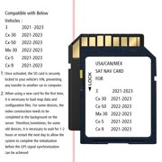 Latest Updated Navigation SD Card Compatible with Mazda 3(2021-2023) Mx30(2022-2023) Cx5(2021-2023) Cx9(2021-2023) Cx30(2021-2023) Cx50(2022-2023)