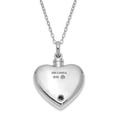 thumbnail image 2 of Sterling Silver Antiqued Grieving Heart Ash Holder 18in. Necklace and Pendant, 2 of 7