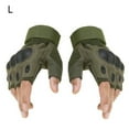 thumbnail image 4 of 1 Paire de Gants d'Extérieur Respirant Confortable Réglable Antidérapant Mitaines de Protection Demi-Doigt, 4 of 10