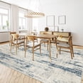 thumbnail image 3 of BERTHMEER 3'x5' Washable Area Rugs for Kitchen Bedroom Office Entryway Doorway Non-slip Rugs,Blue&Beige, 3 of 5