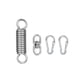 thumbnail image 4 of de suspensión de resorte oscilante, capacidad de 500 , con mosquetón de resorte oscilante resistente para sillas hamaca, columpios 4 piezas Macarena ganchos de mosquetón, 4 of 8
