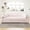 Light Pink, variant on 65.30 in Deep, Light Gray Sofa - Multi - functional with Temporary Bed Use - In Primary Living Areas - Stylish Contemporary Look