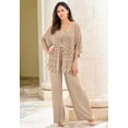 thumbnail image 4 of Roaman's Women's Plus Size Scallop Trim Crochet Cardigan, 4 of 4