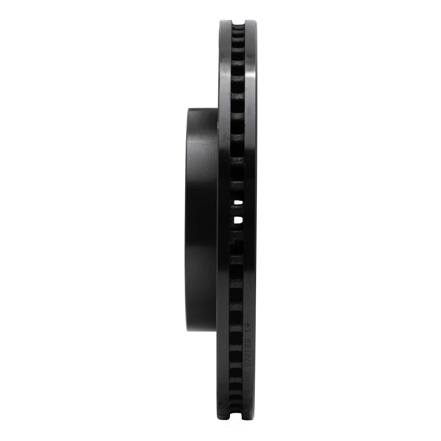 Dynamic Friction Company 633-76135L DFC Brake Rotor - Drilled And Slotted - Black