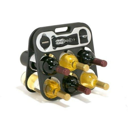 UPC 022578048031 product image for Metrokane The Wine Bar Portable Wine Rack with Built-In Tools | upcitemdb.com