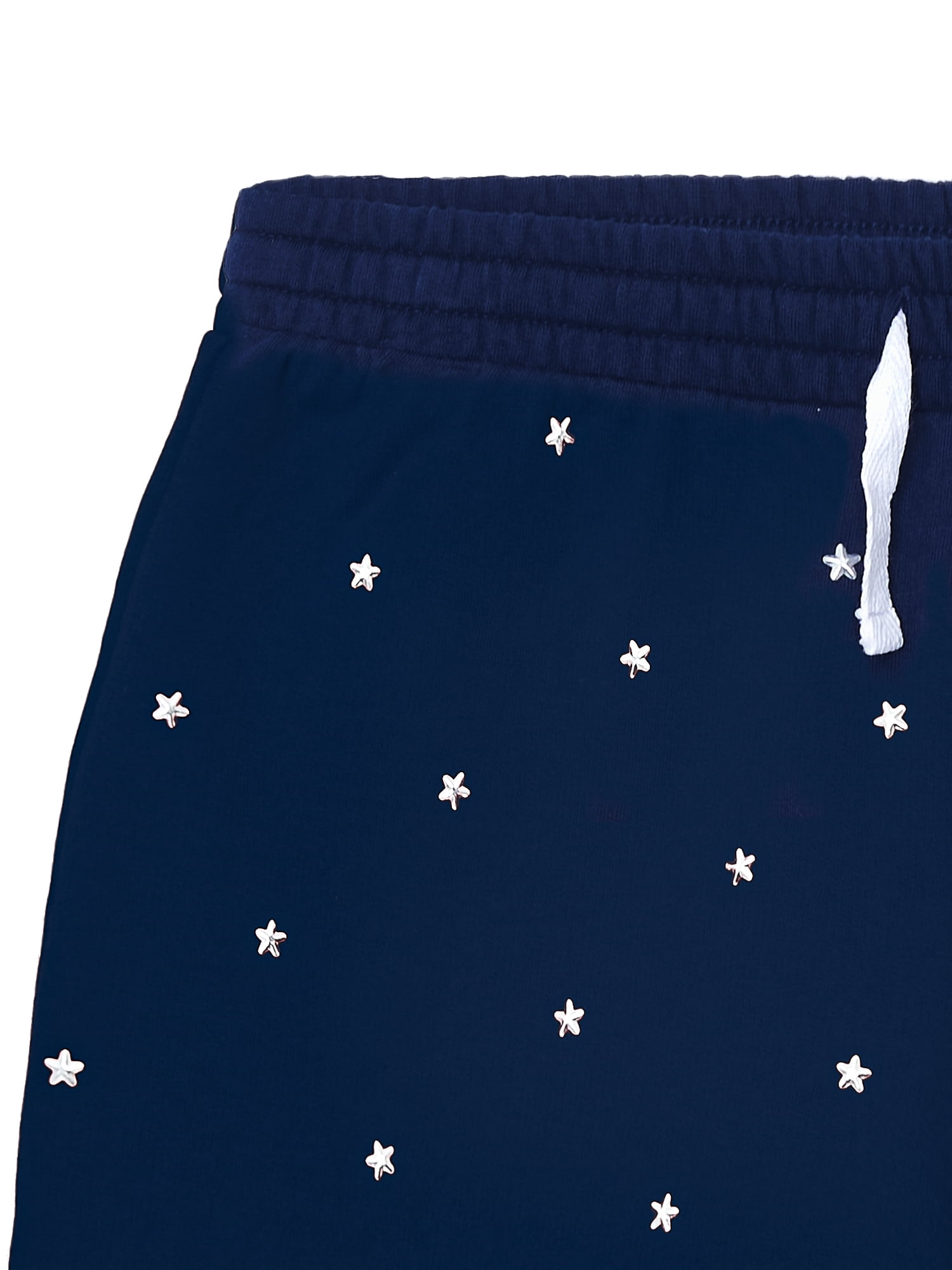 Way To Celebrate Girls Patriotic Americana Short with Studs, sizes 4-18