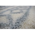 thumbnail image 2 of Traditional Hand Made Moroccan Design New Zealand Wool Light Blue Moroccan 4x6 Rug | TRD171446, 2 of 7