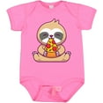 thumbnail image 3 of Inktastic Sloth Pizza Boys or Girls Baby Bodysuit, 3 of 5