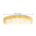 thumbnail image 4 of WORGEOUS Peine de cuerno natural, peine alisador de cabello portátil antiestático, previene la caída del cabello para mujer (15 cm), 4 of 8