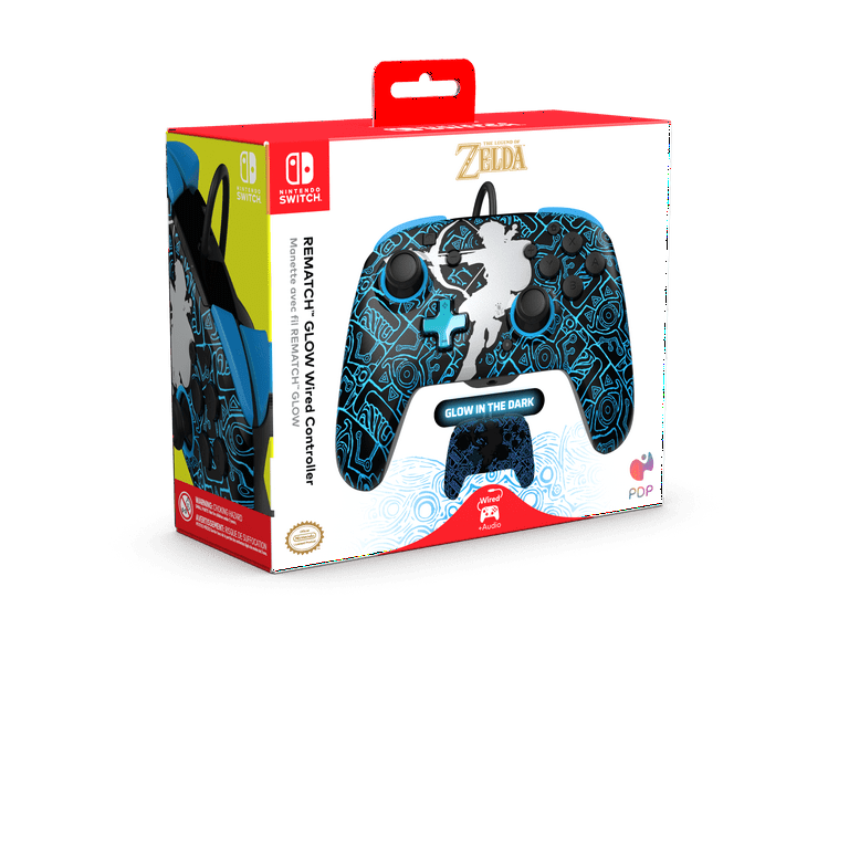 大特価 PDP REMATCH GLOW Wired Controller: Sheikah Shoot For 家庭用ゲーム機本体