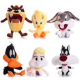 thumbnail image 2 of 20-25cm Anime Looney Tunes Bugs Juguete Conejito Peluche Tweety Bird Coyote Daffy Duck Dolls For Kid Christmas Regalo De Cumpleaños 66, 2 of 4