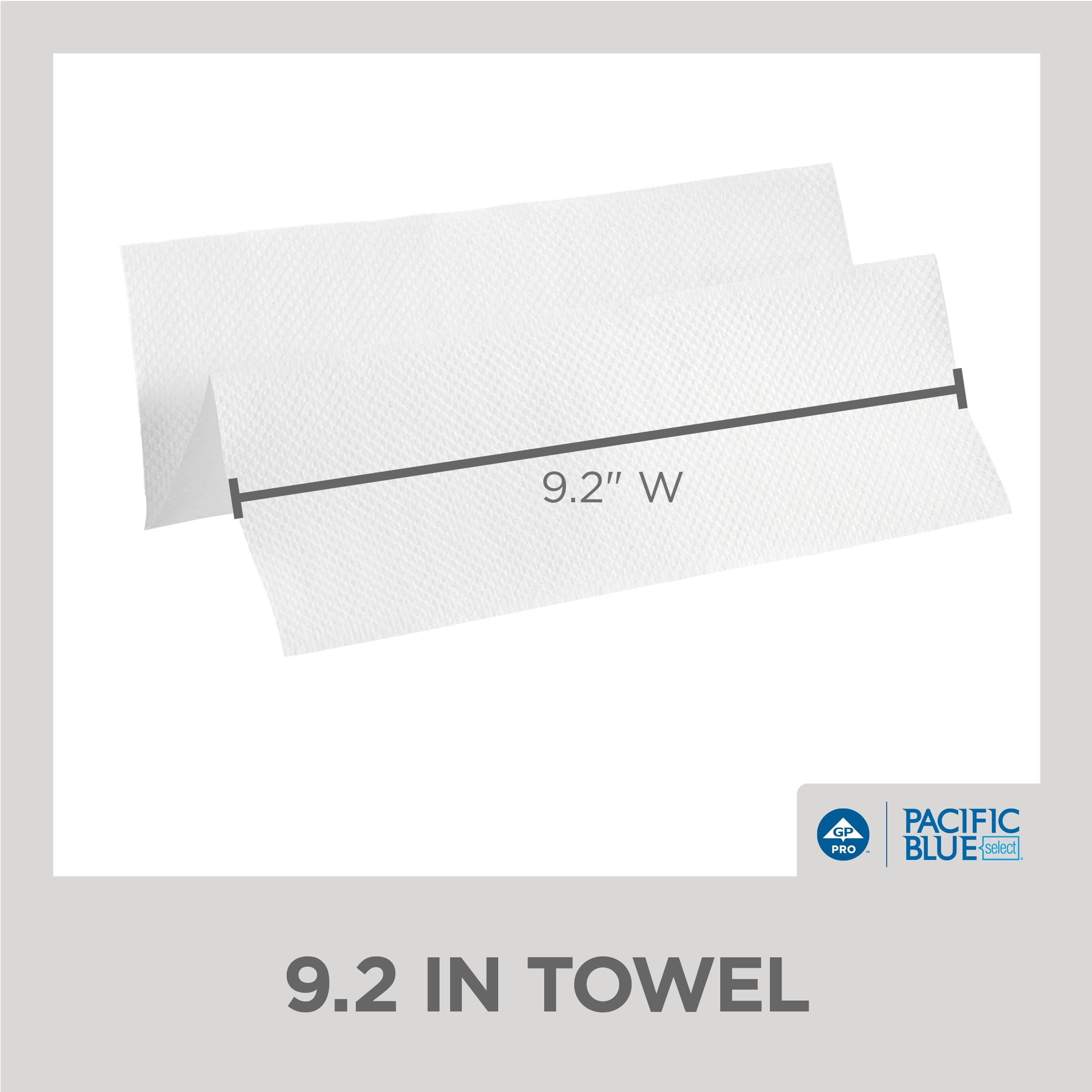 Pacific Blue Select® Premium 1-Ply Multifold Paper Towels by GP PRO (Georgia-Pacific), White, 4,000 Towels Per Case