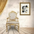 thumbnail image 3 of Urban Epiphany 15x18 Gold Ornate Wood Framed with Double Matting Museum Art Print Titled - Abstract Geo Black Gold 1, 3 of 4