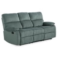 thumbnail image 2 of 3-Pc Sterling Reclining Living Room Set in Slate Green, 2 of 5