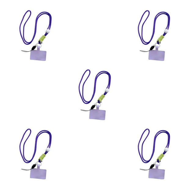 Sidaley Cordón universal para teléfono móvil con gancho, cuerda colgante portátil ajustable para el cuello, correas antipérdida de Type2 NO2