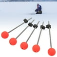 thumbnail image 1 of MINI WINTER ICE FISHING ROD TOP TIP WEAR RESISTANT STAINLESS STEEL AND EVA MATERIAL PORTABLE OUTDOOR FISHING ROD RED BALL SPRING TIPS RIVERS, RESERVOIRS, 1 of 7