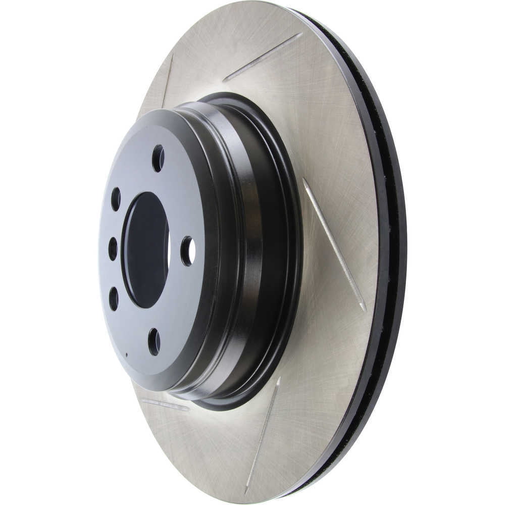 StopTech 12-15 BMW 335I Slotted Sport Rear Right Side Brake Rotor Fits select: 2016 BMW 328, 2019 BMW 330I
