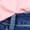 Pink, variant on Women's Long Sleeve Button-Down Shirt with Roll-Up Sleeves and Front Pocket Casual Loose Fit Blouse- Small, Pink