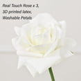thumbnail image 5 of Fake Flowers in Vase, Pink Real Touch Roses Artificial Flowers with Vase, Faux Flowers in Vase, Flower Arrangement for Home, Bathroom, Office Decor, Dining Table Centerpiece, 5 of 5