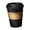 Black 1, variant on Innovative Coffee Cup Themed Trash Bin 2 Sizes Available Household Rubbish Container