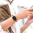 thumbnail image 4 of XIHAMA 14mm Clover & Mother-of-Pearl Watch Band for Women, Compatible with Apple Watch 38/40/41/42mm Series 1-10, Stainless Steel Metal Bracelet with Secure Clasp, 4 of 6