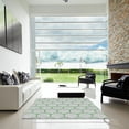 thumbnail image 7 of Ahgly Company Machine Washable Indoor Rectangle Transitional Light Rose Green Area Rugs, 3' x 5', 7 of 7