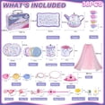 thumbnail image 3 of Set de fiesta de té Pre-World Princess Tea Time Toy para niñas de 3 a 6 años, 3 of 8