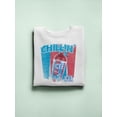 thumbnail image 3 of Chillin' ICEE Trendy Drink - Retro Beverage Graphic Women's Sweatshirt, 3 of 4