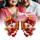 thumbnail image 5 of Pegatinas decorativas para puerta Macarena 2 uds dragón chino 2024, 5 of 7