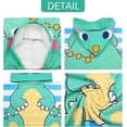 thumbnail image 3 of Poncho infantil Con capucha XCF toalla ducha playa piscina niños niñas 60 x 120 cm, 3 of 4