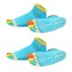 thumbnail image 1 of Calcetines de Yoga Uxcell, Antideslizantes de Cinco Dedos de Algodón para Hombres y Mujeres, 2 Pares Colorido-Azul, 1 of 7