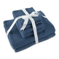 thumbnail image 6 of Hotel Style 100% Organic Cotton Luxury 6-Piece Towel Set, Marine Deep, 6 of 11