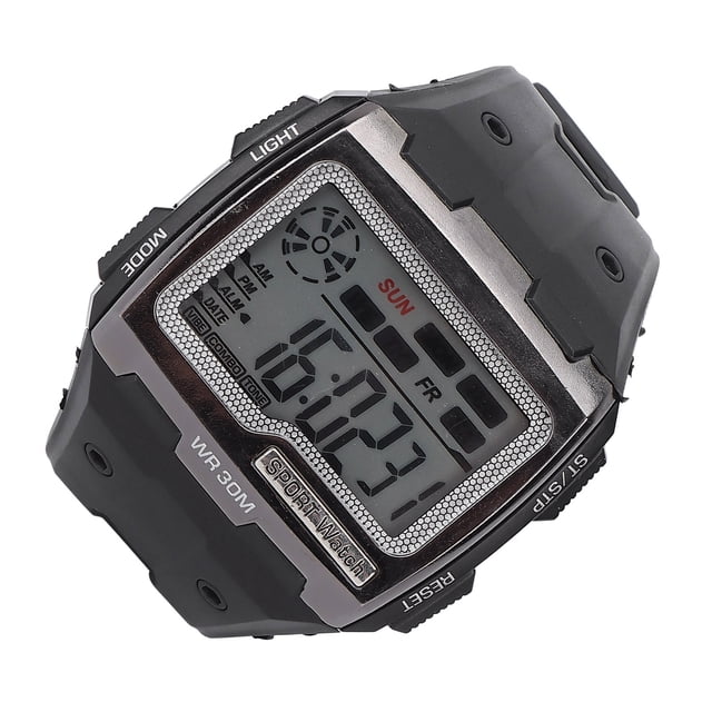 Reloj deportivo digital, reloj deportivo digital, reloj electrónico digital grande, relojes de pulsera impermeables probados profesionalmente