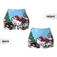 thumbnail image 5 of Lsque Sanrio Pattern High Waisted Biker Shorts for Women-Tummy Control Fitness Athletic Workout Running Yoga Gym Shorts,Moisture-Wicking-X-Large, 5 of 9