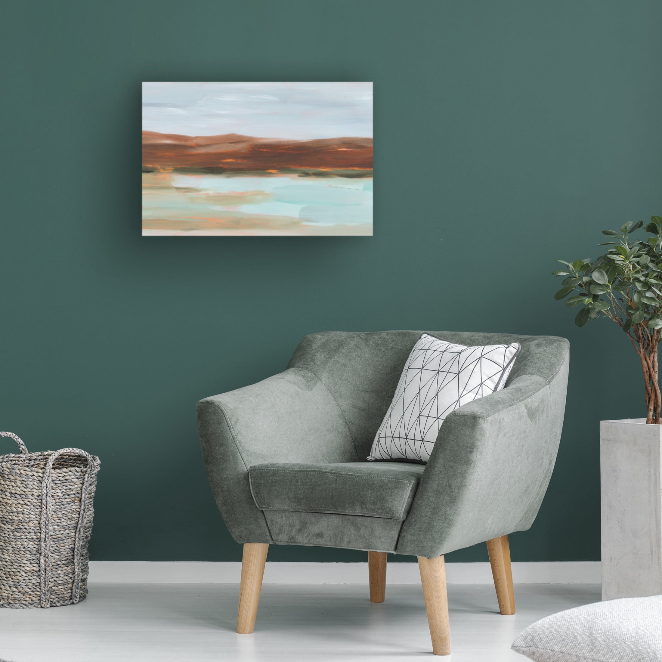 Trademark Fine Art Ethan Harper  Umber Mountain Range I Canvas Wall Art