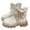 Beige, variant on HAUXUN-AGirls Fashion Ankle Boots with Soft Fleece Winter Warm Footwear British Style Casual Shoes for 4-11.5 Years(Black,10)