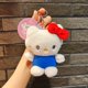 thumbnail image 1 of LLavero de muñeco de peluche de Hello Kittys, Kawaii, Sanrio, Kuromi, My Melody, colgante de dibujos animados, accesorios, juguetes, regalos de Navidad para niñas1 Fivean Toy model, 1 of 2