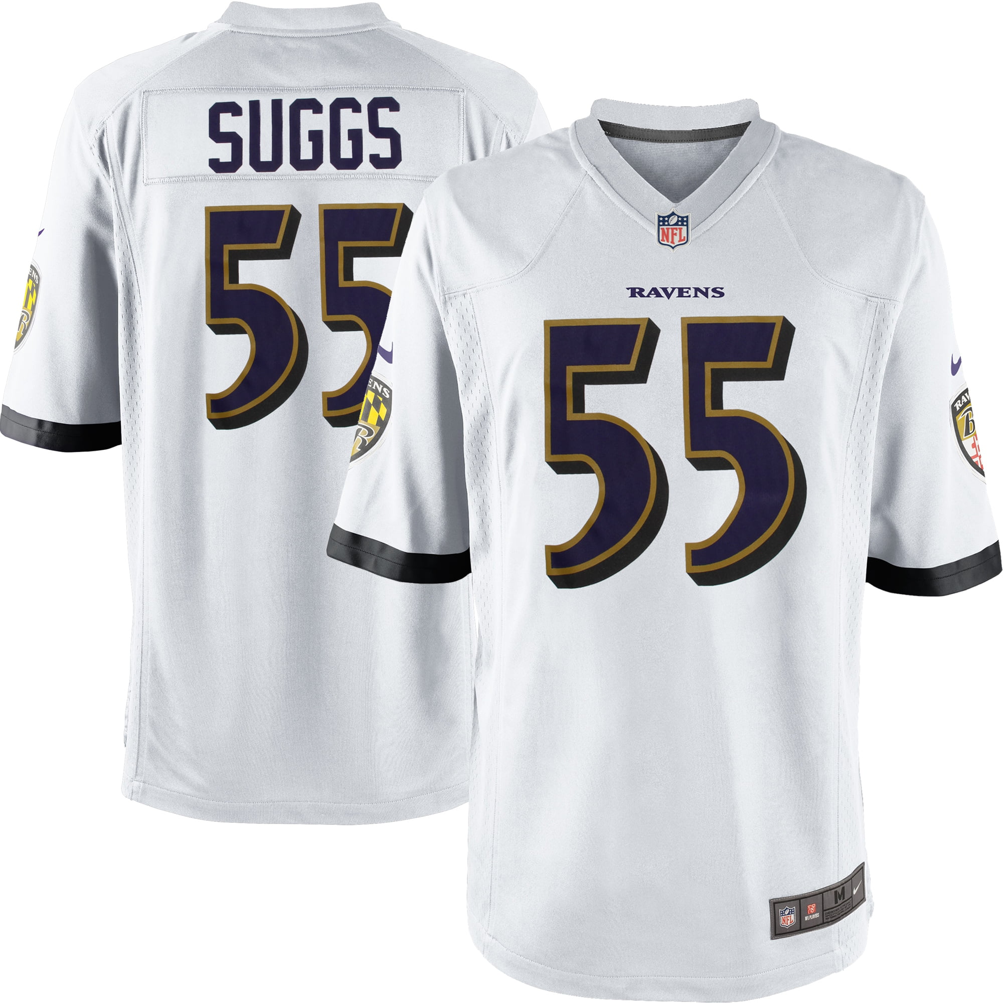 Terrell Suggs Baltimore Ravens Nike Youth Game Jersey - White ...