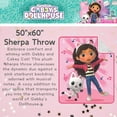 thumbnail image 2 of Manta Franco DreamWorks Gabby's Dollhouse Plush Sherpa 127 x 152 cm, 2 of 5