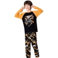 thumbnail image 4 of Beezizac 2-Piece Pajamas for Little Big Boys Yellow Gamer Long Sleeve & Pants PJ Set Size 8, 4 of 7