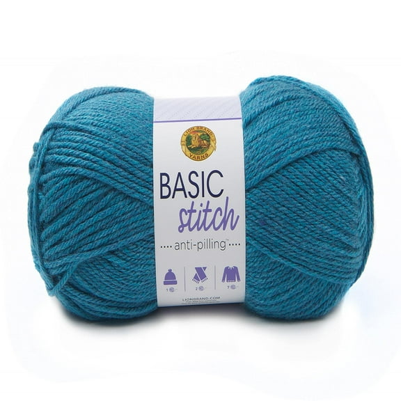 Lion Brand Basic Stitch Anti-Pilling Yarn - Turquoise Heather