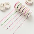 thumbnail image 2 of pitrice Printing Washi Tape Cute Decorative Adhesive Masking Tape for Stickers Scrapbooking DIY Stationery, Type 5, 2 of 7