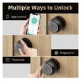 thumbnail image 3 of Smart Fingerprint Door Lock TYPE C Charging Port App Control Touchscreen Keypad Passcode Lock ,Keyless Entry Design, 3 of 5