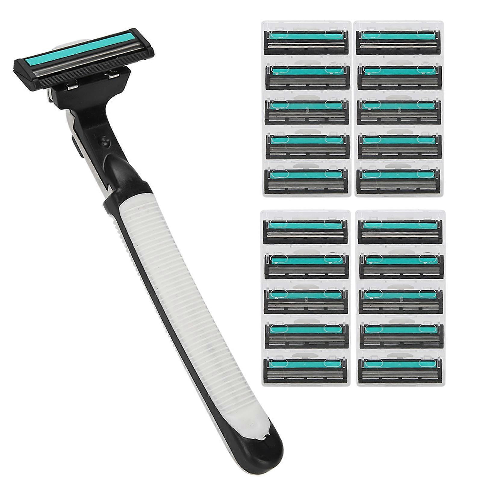 Traditional Men's Manual Beard Shaver Facial Beard Hair Removal Safety ...