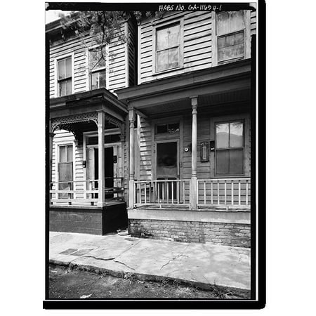 Historic Print, Savannah Victorian Historic District, 210-212 West Henry Street (House), Savannah, Chatham County, GA, 18" x 24"