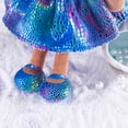 thumbnail image 2 of Gloveleya Toddler Stuffed Dolls Girl Gifts Plush Baby Doll Figure Toys Glitter Blue Tanned 9inches, 2 of 10